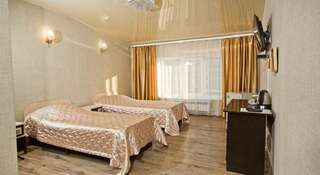 Гостиница Оделина Отель Уссурийск Улучшенный двухместный номер с 2 отдельными кроватями-5